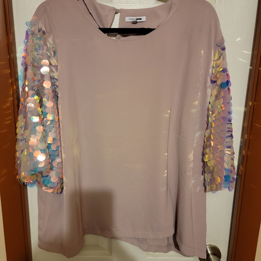 Sequin top